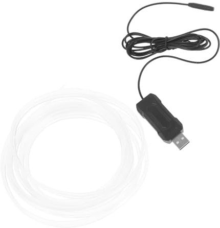 Alipis Luz De Ambiente para Coche Tira De Luces Neón USB para Interior Kit Iluminación Ambiental para Coche Luces Interiores para