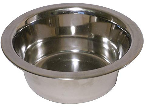 Rosewood Stainless Steel Bowl Deluxe, 8-inch, clear