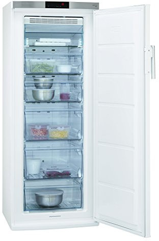 AEG ARCTIS A72010GNW0 Congélateur/A++ / 154 cm de hauteur / 203 kWh/an/réfrigérateur 0 L/partie congélateur 181 L/No Frost/étagères en verre flexible/blanc