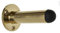 Merriway BH02733 Pillar Door Stop Wall Mounted, 75mm (3 inch) - Polished Brass