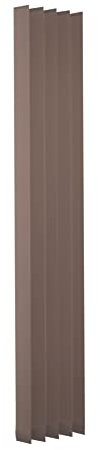 Ventanara® 13 Lamellen einzeln Taupe 89mm Ersatzlamellen für Lamellenvorhang Vertikaljalousie 250 cm