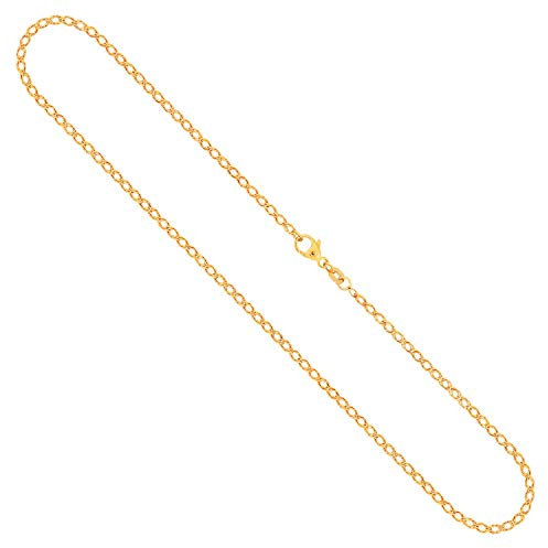 EDELIND Goldkette, Zwillingspanzerkette Gelbgold 333/8 K, Länge 42 cm, Breite 2.1 mm, Gewicht ca. 2.4 g., NEU