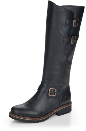 Remonte Damen R6590 Kniehohe Stiefel, schwarz / 01, 43 EU