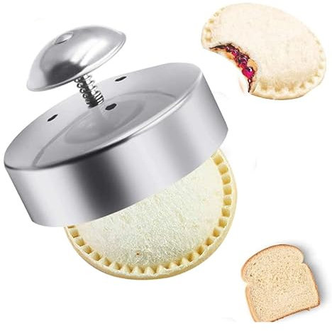 Sandwich-Schneider und -Versiegeler, Ausstechformen Sandwich Ausstecher Brotausstechformen Edelstahl Cookie Cutter für Kuchen,Keks,Gemüseschneider Schulbrotdose