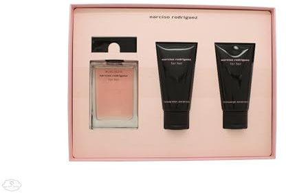 Narciso Rodriguez For Her Musc Noir 3-teiliges Geschenkset: Eau de Parfum, Bodylotion, Duschgel 50 ml