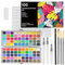 Dkinghome Aquarellfarben Set 100 Farben Aquarellfarben in Tragbarer Box, Wasserfarben Malen Set Aquarell Watercolor Mit Pinsel für Künstler und Malerei-Liebhaber