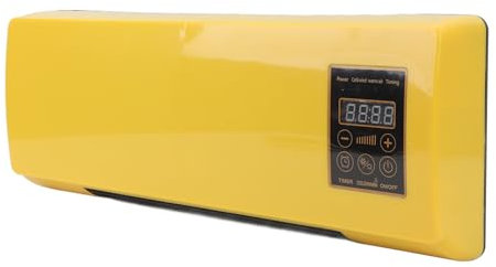 Climatiseur et Chauffage Muraux, Nouveau Climatiseur Intelligent Portable 2024, Climatiseur Mural avec Télécommande et Minuterie, Ventilateur de Chauffage à (Prise UE 220V)