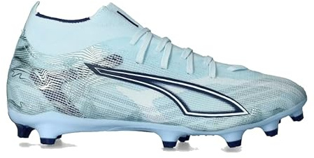 PUMA Ultra 6 Match+ FG/AG, unisex fotbollsskor, Icy Blue White Blue Jewel, 45,5 EU, Icy Blue PUMA vit blå juvel, 45.5 EU