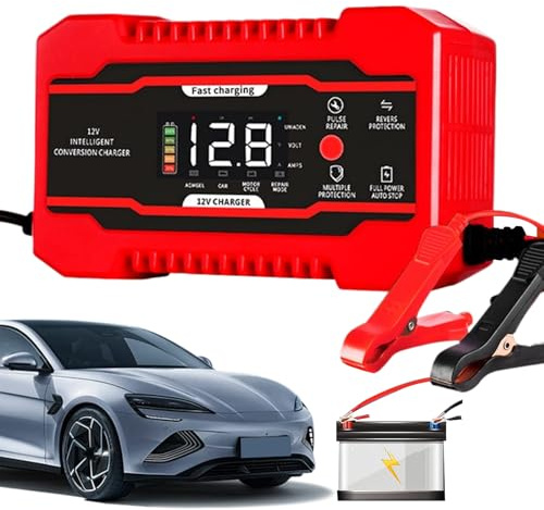 Batteriladdare - bilbatteriladdare | Heuperer DeSULFATOR | 12V6A Repair Pulshållare | Motorcykel gräsklippare | V-laddningsutrustning