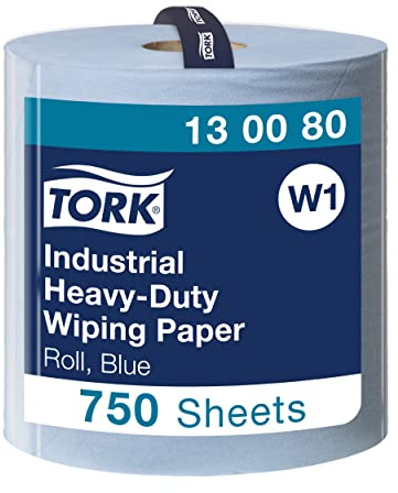 Tork Papel De Secado Industrial Ultrarresistente Azul W1 Hälsa Och Personlig Vård