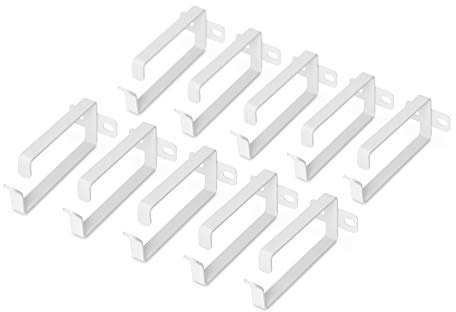 DIGITUS Kabel-Führungsbügel 44 x 100 mm - 10 Stück - Netzwerk-Schrank 19-Zoll - Kabel-Management - Grau