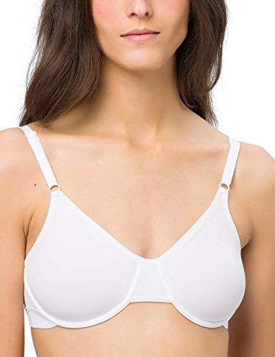 BeeDees Damen BH mit Büge MicroFun W, Weiß (Weiß 100), 90C