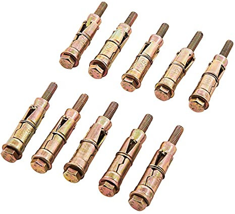 Amtech S5915 10 Piece M6 x 60mm expansion bolts