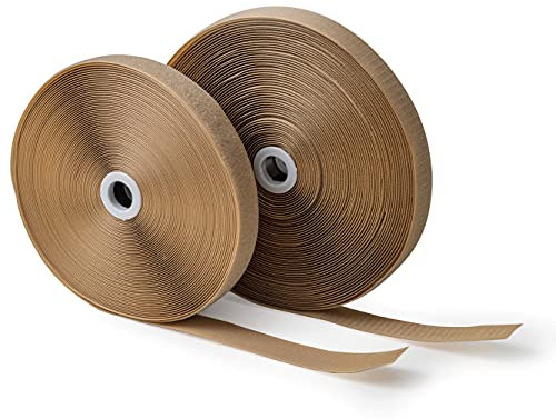 IPEA Nastro a Strappo (Non Adesivo) da Cucire – 25 Metri x 20 mm – Striscia Extra Forte da Cucito per Arredamento Casa Vestiti Abiti – Corda Gancio e Anello – Colore Beige