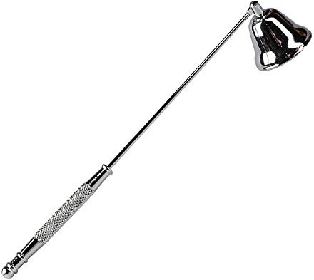 GAKA FAVOR Kerzenlöscher aus Edelstahl (Silber) Kerzenlöscher mit Griff Kerzenwerkzeug,Edelstahl Gefertigt Candle Extinguisher