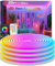 httpsmp 6m Neon Rope Lights,Flexible Led Rope Lights Control with App/Remote,Multiple Modes Rope Lights,IP67 Outdoor Waterproof,Music Sync Light Strip for Bedroom
