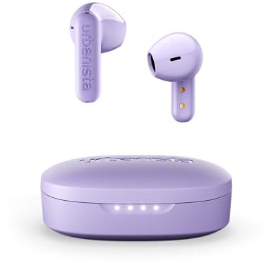 Urbanista Copenhagen 2 Bluetooth Kopfhörer, Kabellos Bluetooth 5.4 In-Ears Kopfhörer, 4 ENC Noise Cancelling Mic, Kabellose Headset Tiefer Bass Wireless Earbuds 36+Std, Wasserdicht Ohrhörer - Lila