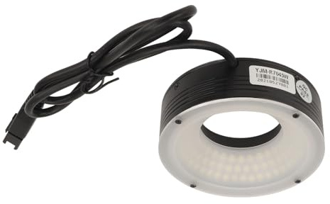 24V Microscope LED Lamp Aluminum Alloy ABS Microscope Light Source Construction for Camera Binocular Stereo Microscope
