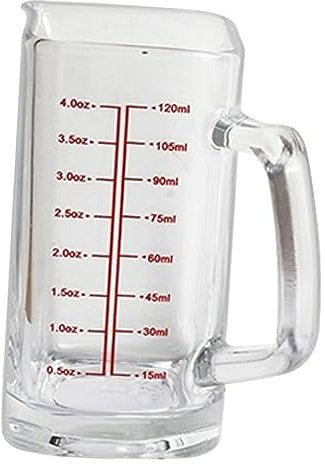 Zerodeko Misurino in Vetro Per Caffè e Latte in Vetro Per Contenitori Da Cucina Tazzina Per Caffè Facil Usare