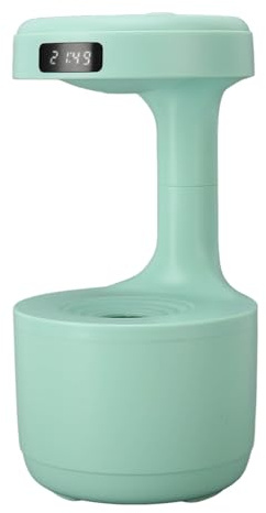 Sonew Anti -Schwerkraft -Wasser Drop Luftbefeuchter USB Powered Quiet Operation Desktop Nebel Luftbefeuchter für Zuhause und Büro (Green)