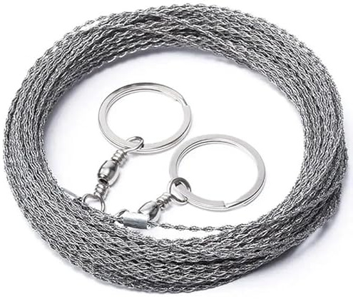 TRgqify-KM Sega a Filo Sega a Cavo for Alberi Metallo Legno Telaio in Acciaio Rivestito diamantato Acciaio Inossidabile Alte Prestazioni(2m)