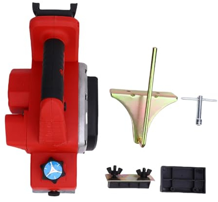 Cepilladora de mano inalámbrica sin escobillas, herramienta de carpintería ABS de 15000 RPM, 3-1/4 pulgadas de ancho, para carpinteros profesionales, uso doméstico