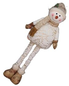 EIOLWJIEO Snögubbefigur på skrivbordet, söt julprydnad för hemmet, vardagsrummet, fint utförande etc., hållbar. Hylla för kontor