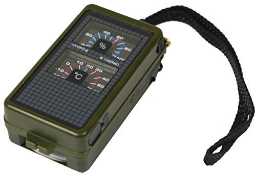 Mil-Tec 10 Functions Map Compass Schwarz Einheitsgröße