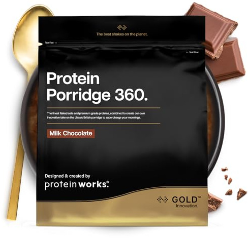 Protein Works | Protein Porridge 360 - Gold, Cioccolato con Latte, 500g