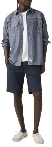 Levi's Xx Chino Taper Shorts Ii, Pantaloncini Uomo, Baltic Navy Ltwt Microsand, 32W