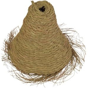 Jardin202 - Lámpara Esparto diseño Malasia – Lampara de Techo Artesanal con Flecos | Mediana