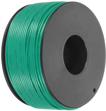 QUARKZMAN 24AWG Filo Intrecciato PVC Filo Elettrico 50M/164ft Verde, Filo Rame Stagnato UL1007 per Collegamenti Interni, nautico