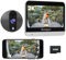 Bextgoo 2K HD Mirilla Digital Puerta WiFi con Tarjeta 64GB, Videoportero WiFi con 4.3'' Cámara Video Timbre Inalámbrico Monitor, Batería 8000mAh, 170° Visión, Detección Movimiento IA, Visión Nocturna