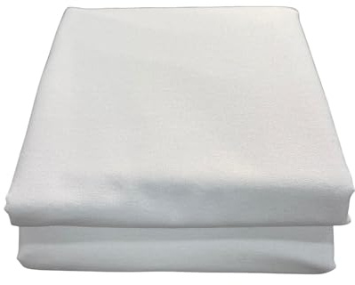 Woven Cotton Iron-On Fusible Interfacing, White Medium Weight 100% Cotton Single-Sided Iron-On Interfacing for Quilt(44inch*2y)