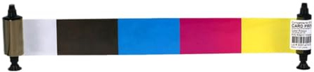RAHONWHQB YMCKO Band kompatibel med kort R3411 100 utskrifter