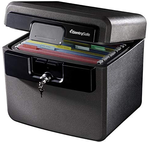 SentrySafe HD4100CG Fire-Safe Waterproof File Black