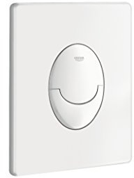 GROHE Skate Air - Abdeckplatte (langlebige Oberfläche, Grohe SilkMove - Für eine besonders sanfte Bedienung des Hebels, Mit Temperaturbegrenzung), Alpinweiß, 42304SH1