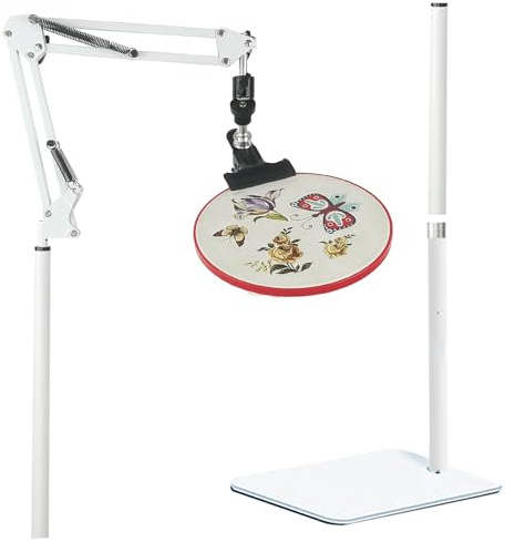 Embroidery Floor Stand, Hand Embroidery Stand, Suitable for Embroidery Hoop, Cross Stitch Holders, Embroidery Lap Stand, Suitable for Cross Stitch Supplies