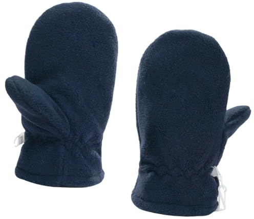 iNszkoos Thick Fleece Kids Winter Mittens 2-4 Years Anti-Lost Toddler Warm Gloves with Clip Child Furry Plush Insulated Mitten Wool Snow Cycling Cold Weather Mittens for Boys Girls