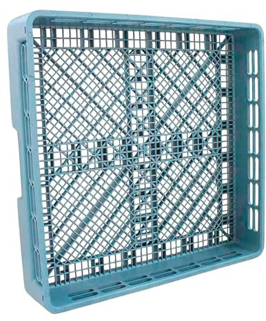 HORECA SUPPLIES Cesta De Cubiertos para Lavavajillas Industrial 50x50 Cms - Cesta Lavavajillas Universal, Lavavajillas Industrial Hosteleria, Cesta Cubiertos Lavavajillas, Muy Resistente Y Apilable
