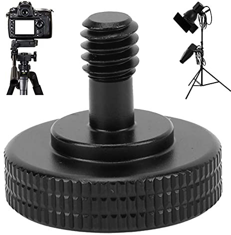 Tornillo de Pulgar de aleación de Aluminio, cámara de liberación rápida Tornillo de Pulgar de 1/4 de Pulgada Adaptador de Montaje de Tornillo de Soporte en L Rosca de 1/4 de