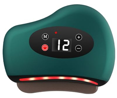 Rascador eléctrico | 12 niveles reafirmante multifuncional – Rascador para tejido profundo sin hilos | para espalda, piernas, cuello, plantas y hombros