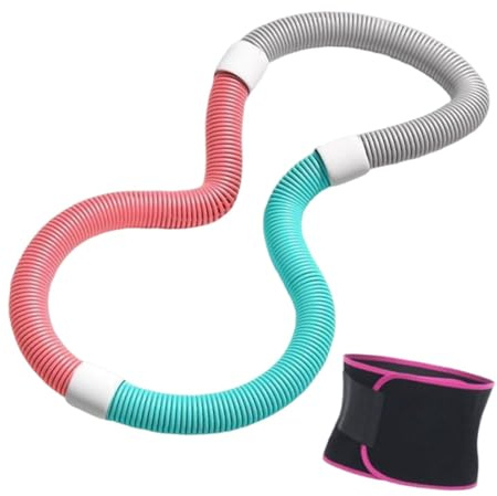 Ysyqkn 2 Piezas de Aro de Fitness Plegable, Aro de Entrenamiento con Peso, Equipo de Resorte Compacto, Adecuado para Hombres Y Mujeres para Deportes