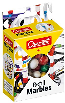 Quercetti - 2532 Marbles Refill 14 & 19mm, Pista para canicas