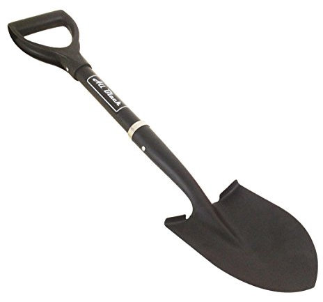 MINI PALA VANGA IN ACCIAIO XT ALL BLACK PER CERCAMETALLI METAL DETECTOR GARRETT