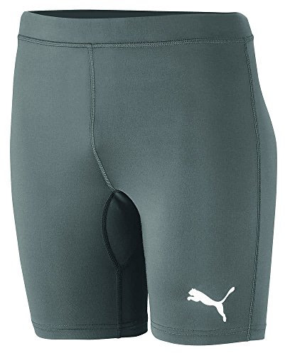 PUMA Herren Liga Baselayer Short Tights, Grau (Steel Gray) S