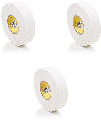 Howies Hockey Stick Tape Premium Cloth White 1 x 24yd (72') 3-Pack