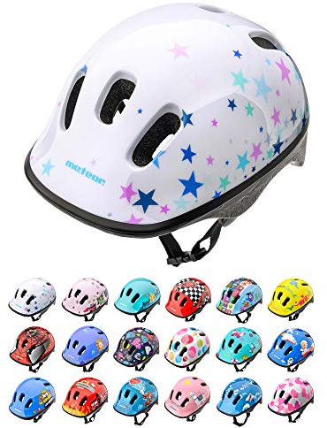 meteor® Kinderfahrradhelm Sicherer Fahrradhelm Kinder-Helm rollerhelm Jungen kinderfahrradhelm für Mountainbike Inliner skaterhelm BMX fahradhelm Scooter Kinder Bike Helmet