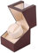 Automatische Uhrenbeweger Box, luxuriöser Uhrenwender mit leisem Motor für Automatische Uhr, Single PU Leder Uhrenbeweger Kollektor Vitrine Uhrengehäuse, Batteriebetrieb oder Netzteil (#11)