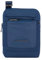 Piquadro Macbeth Große Umhängetasche aus Leder und Stoff für Ipad (27,94 cm)